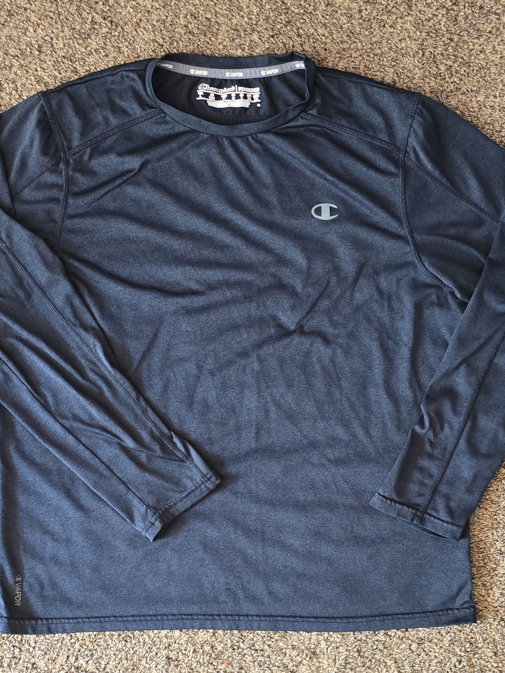 Champion Men’s Navy Long Sleeve Performance Tee